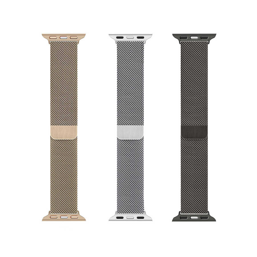 Watch Ultra 49mm Kordon Wiwu Minalo Metal Strap Kayış - 7 Watch Ultra 49mm Kordon Wiwu Minalo Metal Strap Kayış - 7